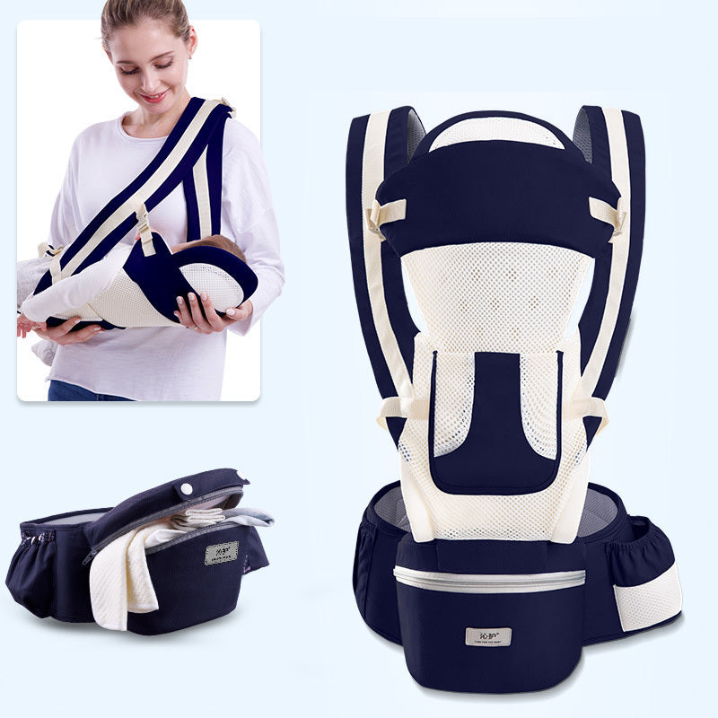 "Infant to Toddler Sling – Versatile, Breathable & Spine-Safe Design"