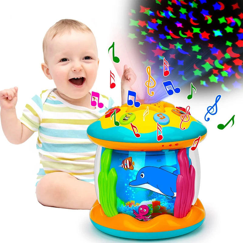 Ocean Light Rotary Projector Musical Toys