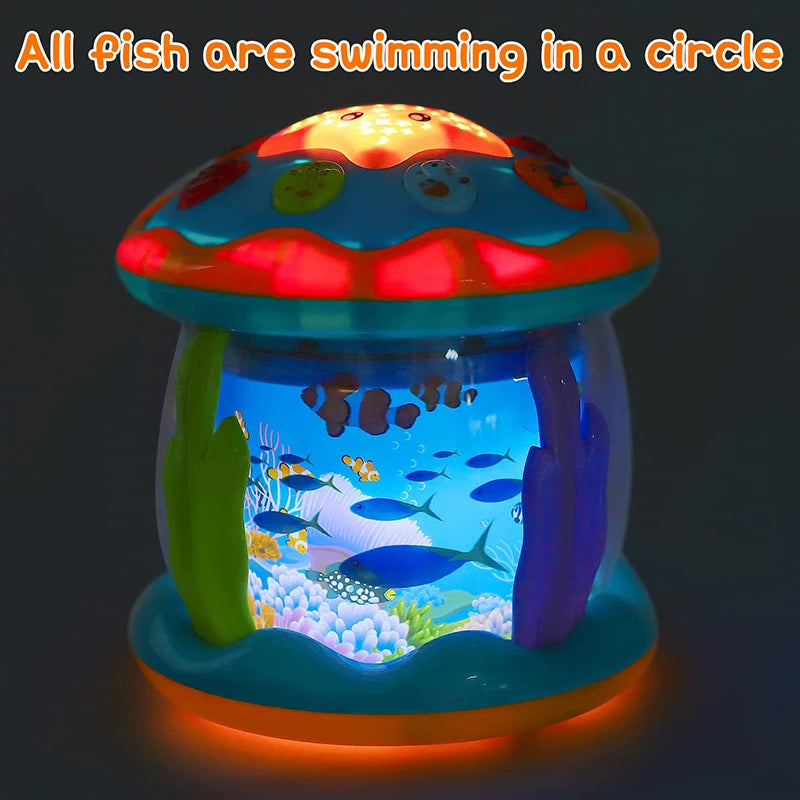 Ocean Light Rotary Projector Musical Toys